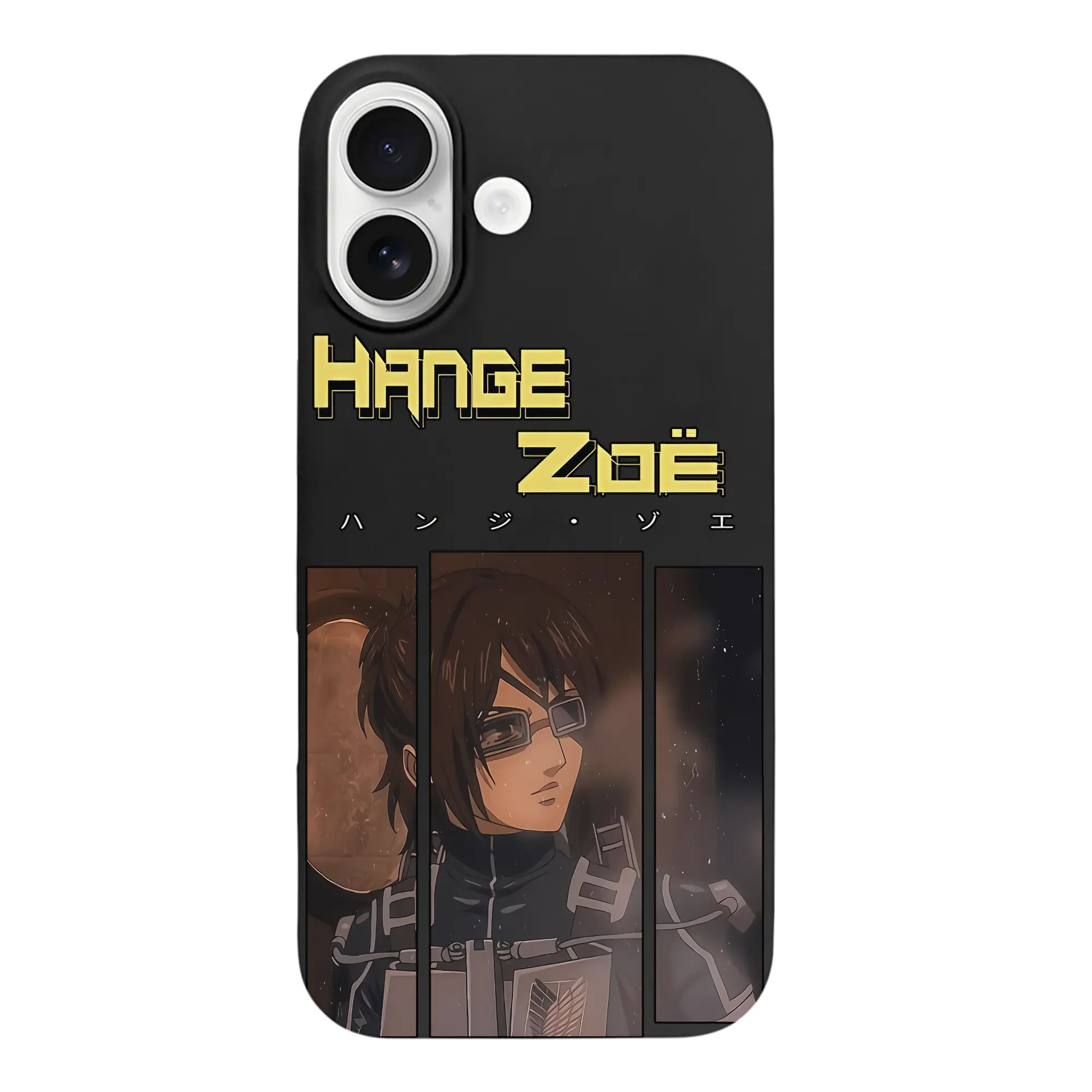 進撃の巨人 グッズ ハンジ・ゾエ - iPhone 17 シリーズ シリコンケース 薄型 耐衝撃 指紋防止 ソフトタッチカバー 精密フィット 傷防止 保護ケース iPhone 17/17 Air/17 Pro/17 Pro Max 対応